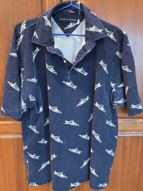 Tommy Hilfiger dark blue cotton